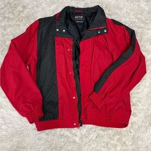 Vintage Red and Black Hilton Jacket